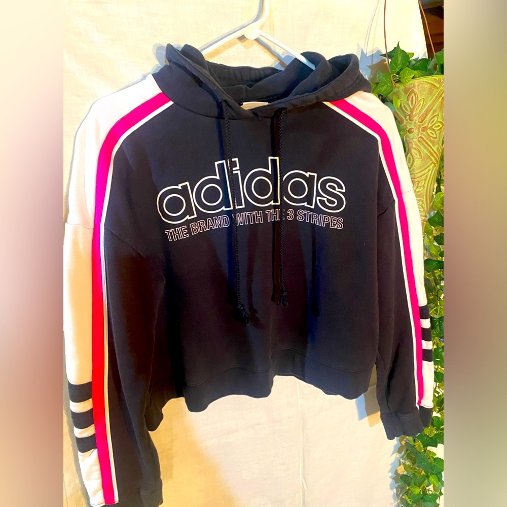 Adidas crop hoodie